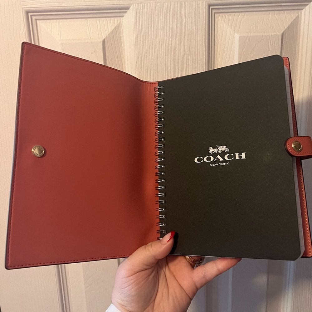 Leather Coach Journal and Notebook - Picture 2 of 3